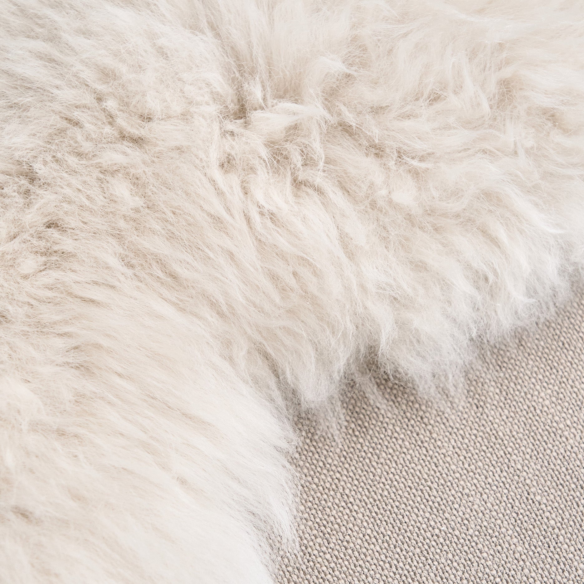 Lammfell-Dekorationsplaid